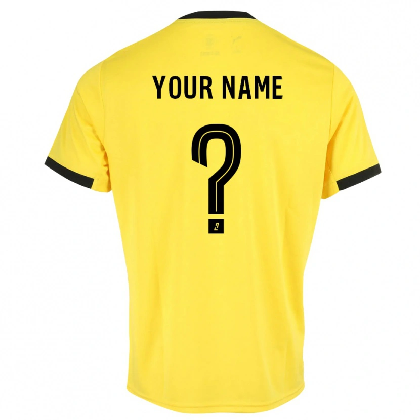 Danxen Niño Camiseta Troyes AC Negro Amarillo Portero Equipación 2025/26 La Camisa México