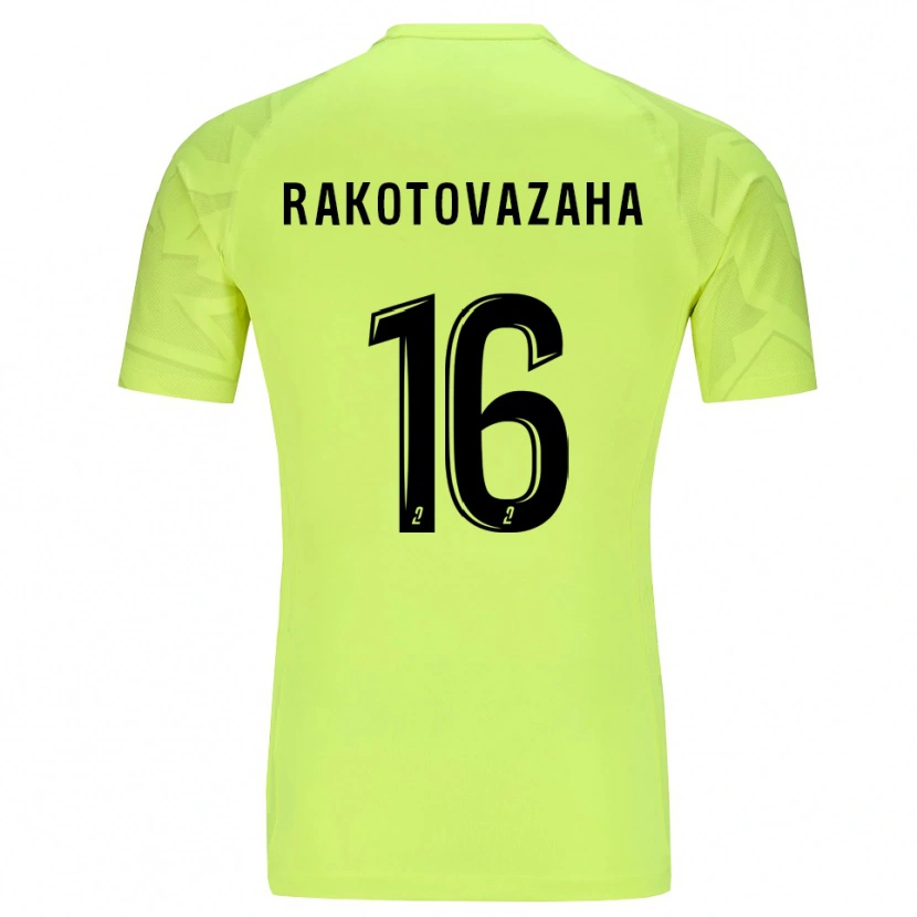 Danxen Niño Camiseta Allan Rakotovazaha #16 Verde Neón Portero Equipación 2025/26 La Camisa México