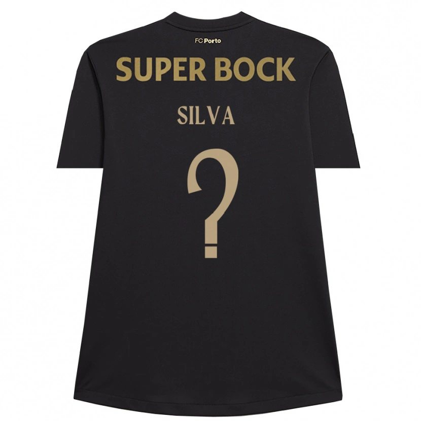 Danxen Niño Camiseta Gonçalo Silva #0 Negro Marrón Portero Equipación 2025/26 La Camisa México