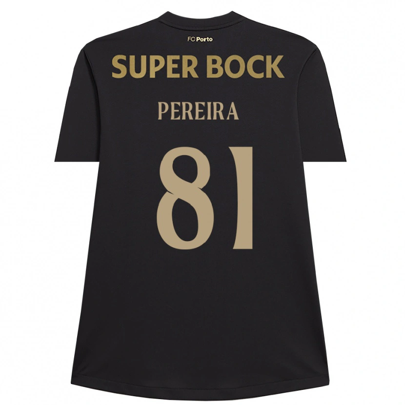 Danxen Niño Camiseta Martim Pereira #81 Negro Marrón Portero Equipación 2025/26 La Camisa México