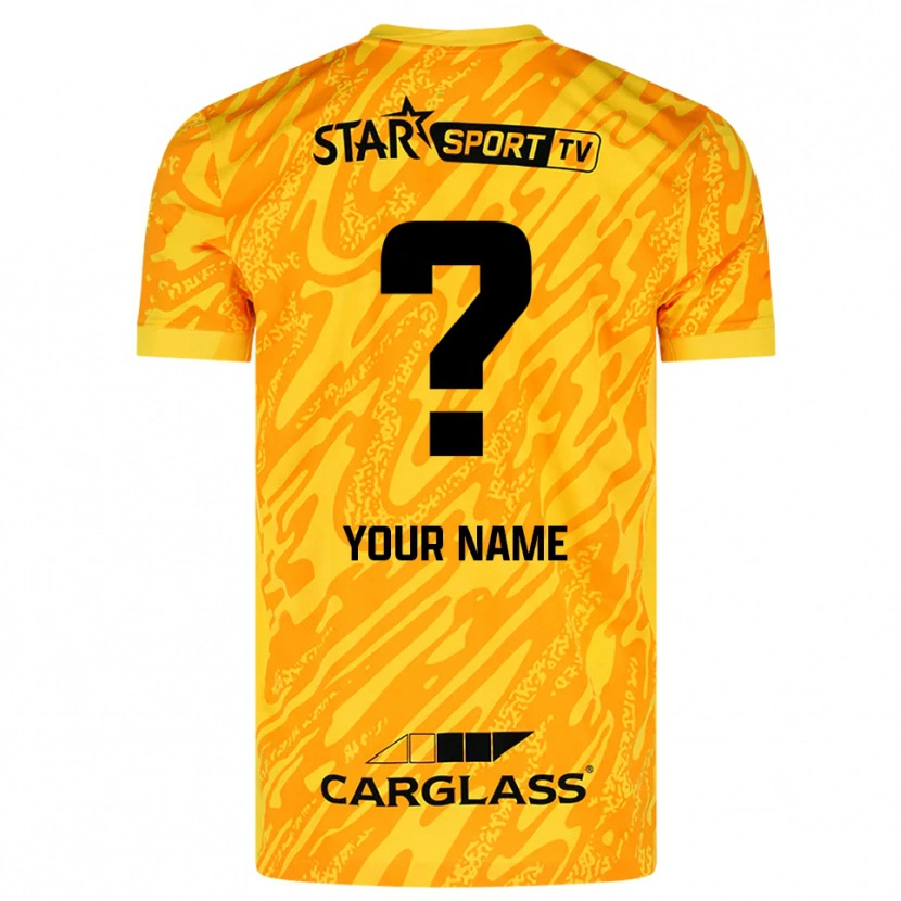 Danxen Niño Camiseta KRC Genk Naranja Amarillo Negro Portero Equipación 2025/26 La Camisa México