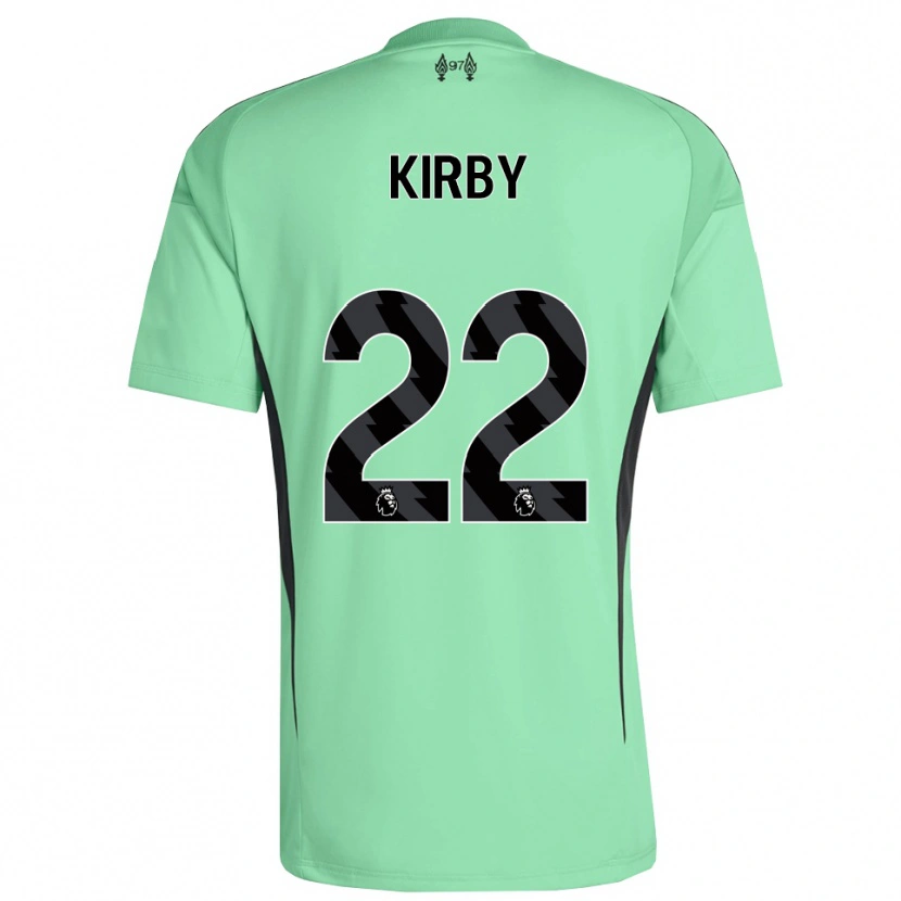 Danxen Niño Camiseta Faye Kirby #22 Aquamarina Portero Equipación 2025/26 La Camisa México