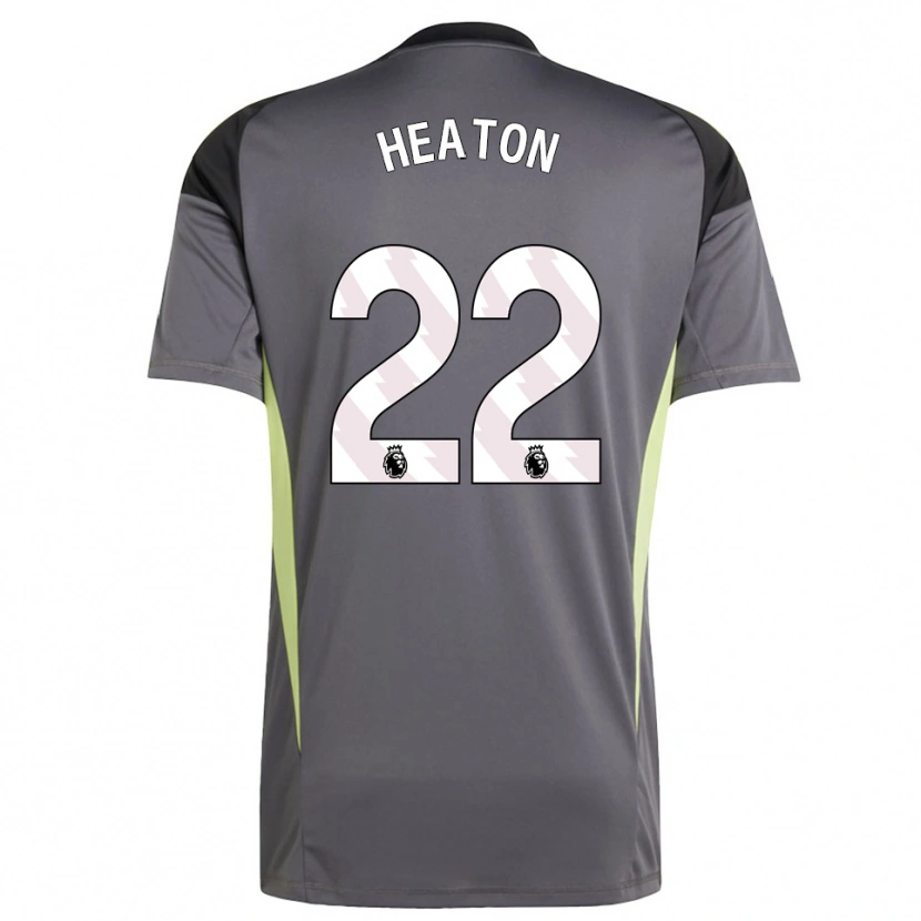 Danxen Niño Camiseta Tom Heaton #22 Gris Oscuro Blanco Portero Equipación 2025/26 La Camisa México