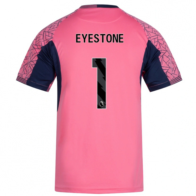 Danxen Niño Camiseta Julian Eyestone #1 Rosa Negro Portero Equipación 2025/26 La Camisa México