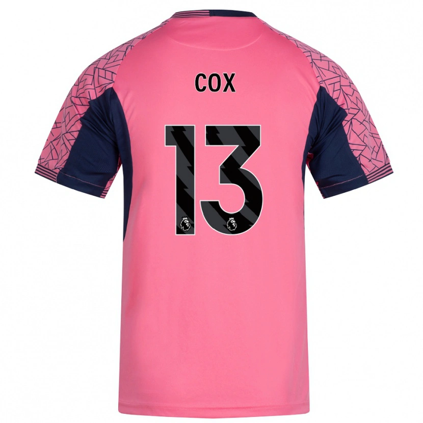 Danxen Niño Camiseta Matthew Cox #13 Rosa Negro Portero Equipación 2025/26 La Camisa México