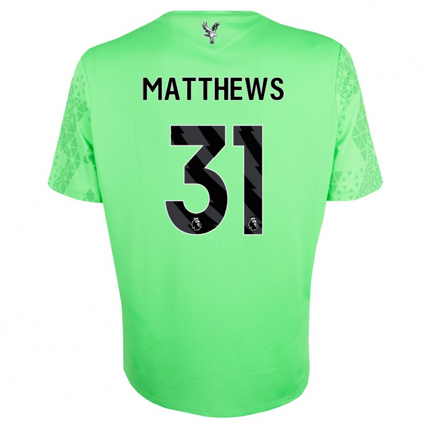 Danxen Niño Camiseta Remi Matthews #31 Verde Negro Portero Equipación 2025/26 La Camisa México