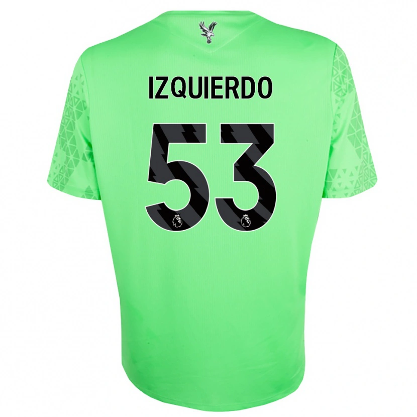 Danxen Niño Camiseta Jackson Izquierdo #53 Verde Negro Portero Equipación 2025/26 La Camisa México