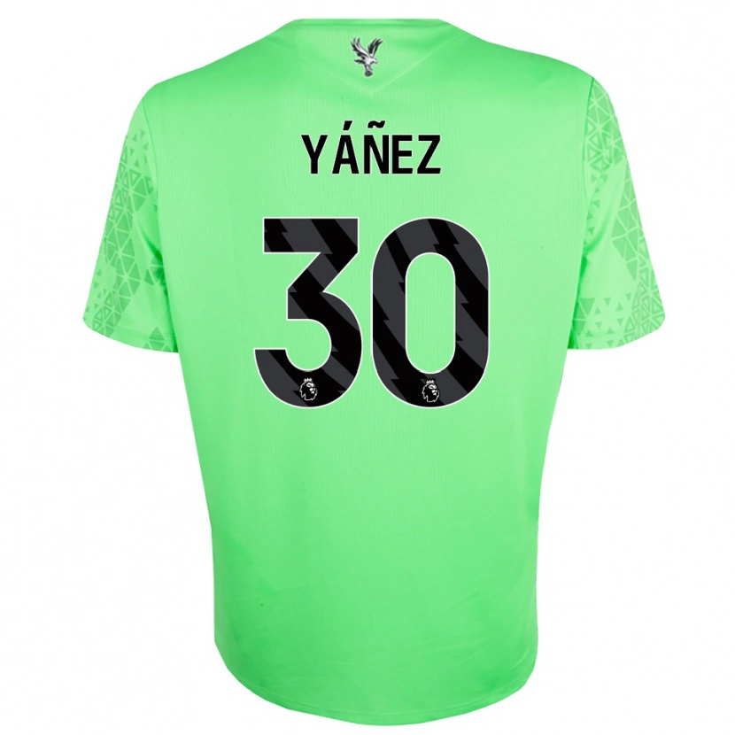 Danxen Niño Camiseta Shae Yáñez #30 Verde Negro Portero Equipación 2025/26 La Camisa México