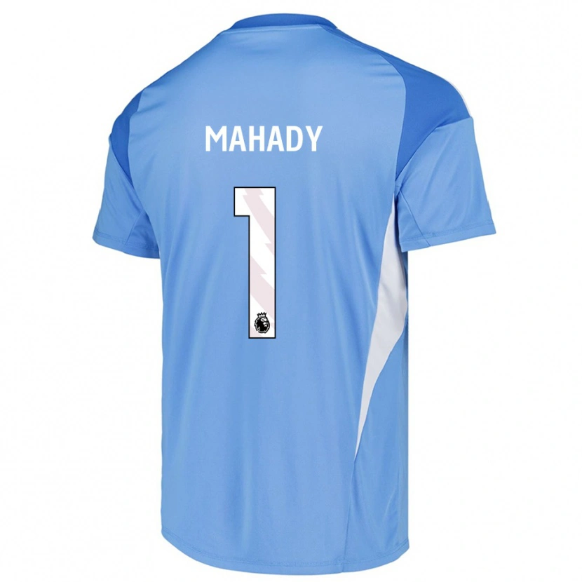 Danxen Niño Camiseta Rory Mahady #1 Azul Cielo Blanco Portero Equipación 2025/26 La Camisa México