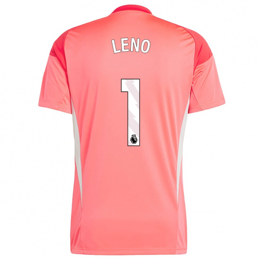 Danxen Niño Camiseta Bernd Leno #1 Blanco Rojo Portero Equipación 2025/26 La Camisa México