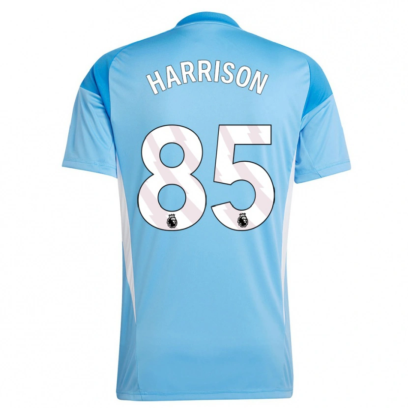 Danxen Niño Camiseta Adam Harrison #85 Azul Blanco Portero Equipación 2025/26 La Camisa México
