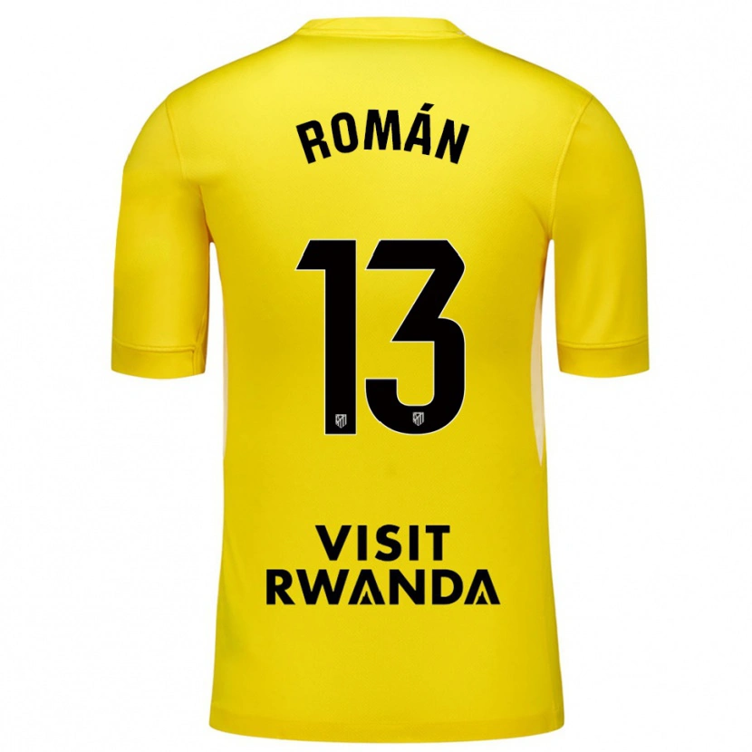 Danxen Niño Camiseta Francis Holgado #13 Amarillo Negro Portero Equipación 2025/26 La Camisa México