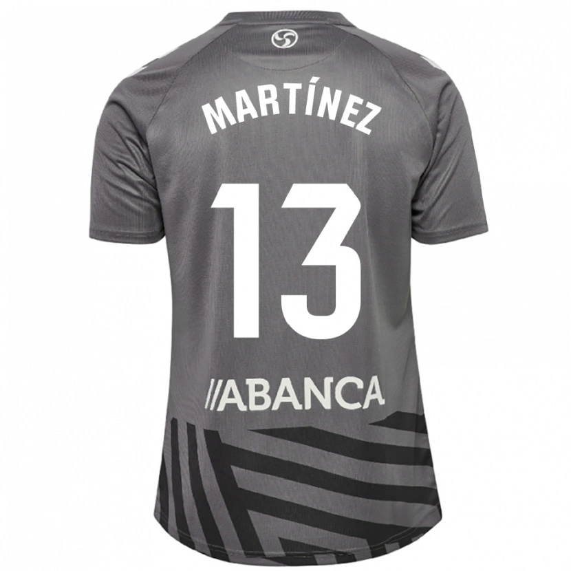 Danxen Niño Camiseta Naiara Martínez #13 Gris Oscuro Negro Portero Equipación 2025/26 La Camisa México