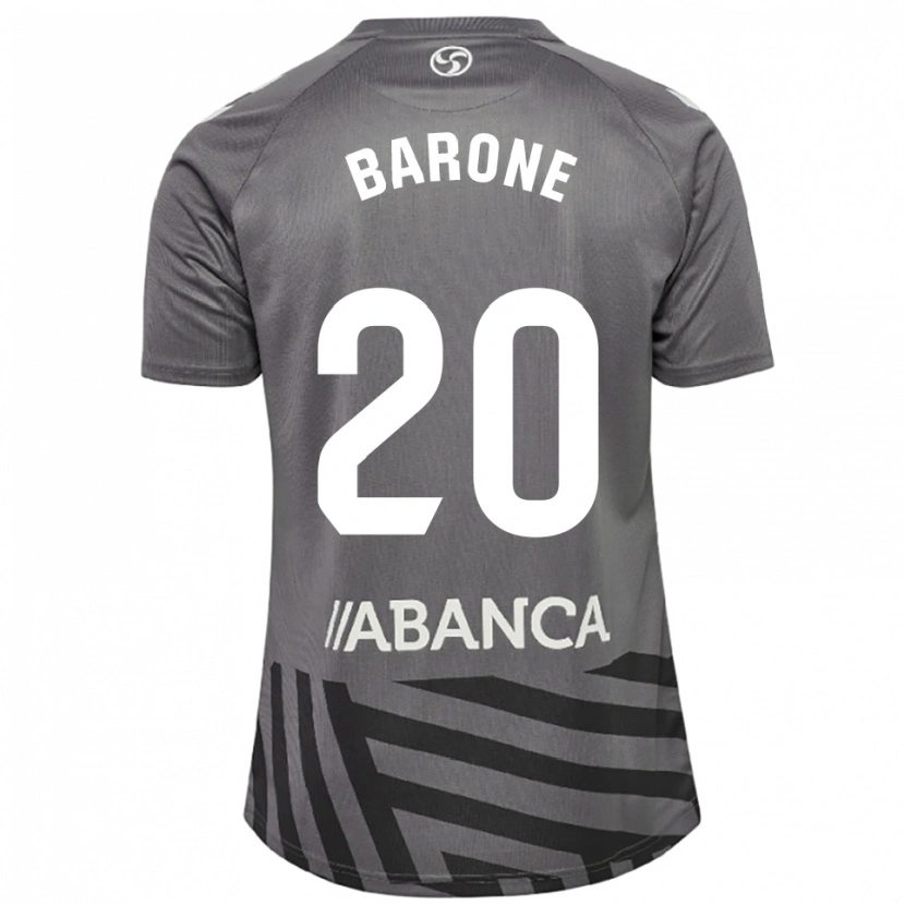 Danxen Niño Camiseta Caio Barone #20 Gris Oscuro Negro Portero Equipación 2025/26 La Camisa México