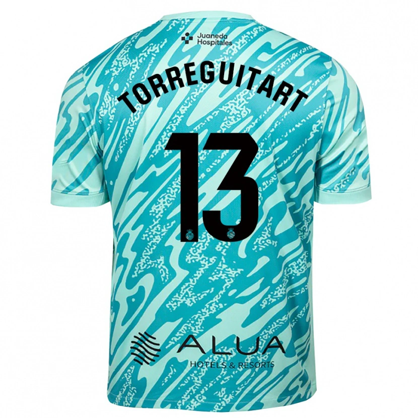 Danxen Niño Camiseta Nil Torreguitart #13 Cian Negro Portero Equipación 2025/26 La Camisa México