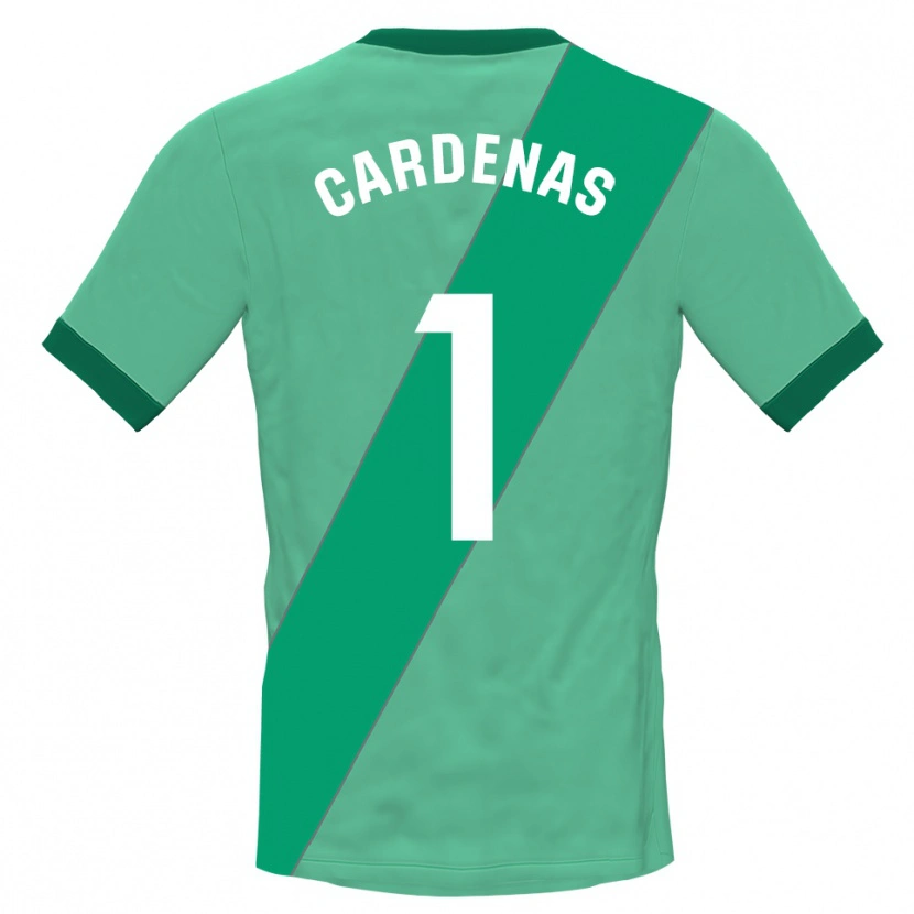 Danxen Niño Camiseta Dani Cárdenas #1 Verde Negro Portero Equipación 2025/26 La Camisa México