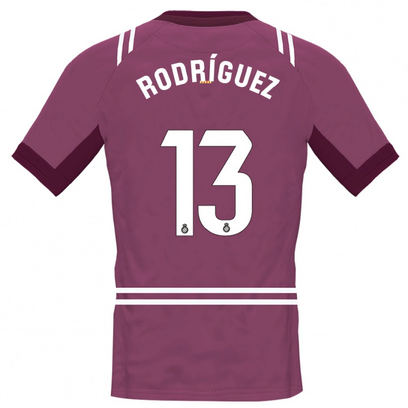 Danxen Niño Camiseta Joel Rodríguez #13 Blanco Borgoña Portero Equipación 2025/26 La Camisa México