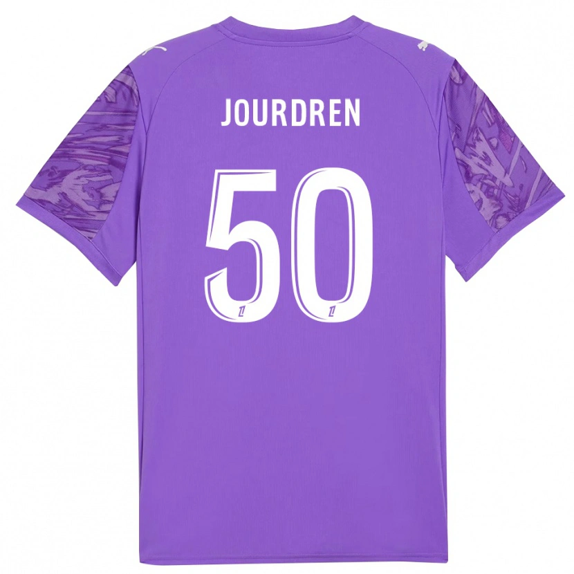 Danxen Niño Camiseta Ilan Jourdren #50 Blanco Lilo Portero Equipación 2025/26 La Camisa México