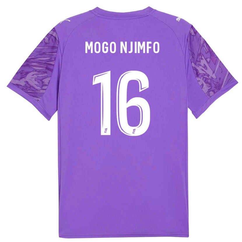 Danxen Niño Camiseta Arthur Mogo Njimfo #16 Blanco Lilo Portero Equipación 2025/26 La Camisa México