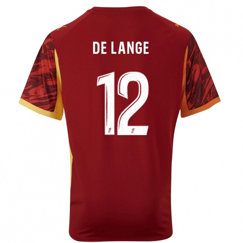 Danxen Niño Camiseta Jeffrey de Lange #12 Marrón Borgoña Portero Equipación 2025/26 La Camisa México