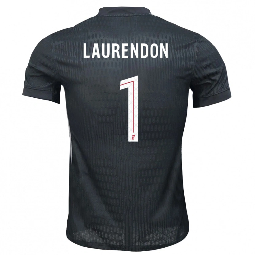 Danxen Niño Camiseta Bilal Laurendon #1 Gris Oscuro Negro Portero Equipación 2025/26 La Camisa México