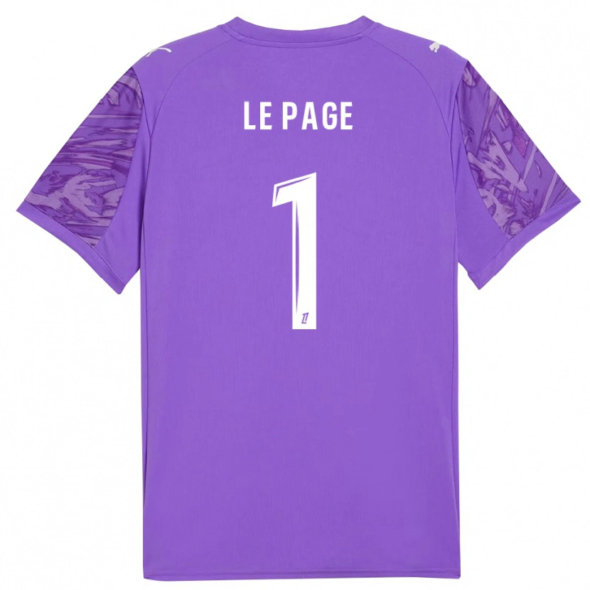 Danxen Niño Camiseta Noé Le Page #1 Blanco Orquídea Portero Equipación 2025/26 La Camisa México