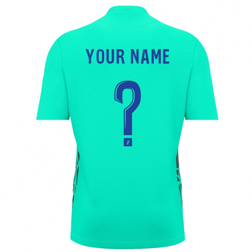 Danxen Niño Camiseta AJ Auxerre Azul Aguamarina Portero Equipación 2025/26 La Camisa México