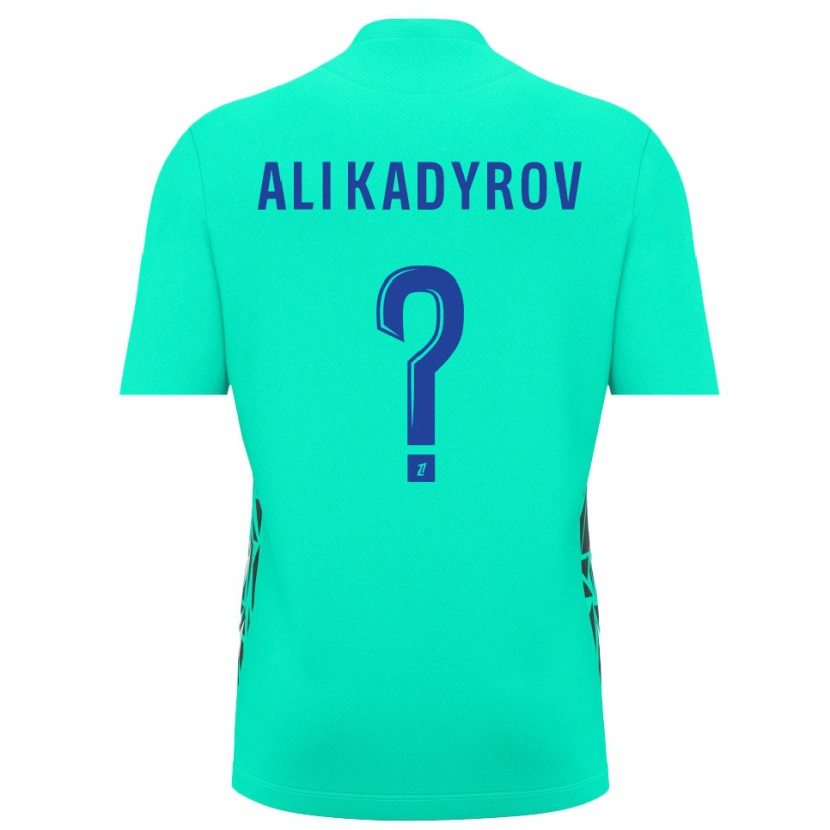 Danxen Niño Camiseta Tourpal Ali Kadyrov #0 Azul Aguamarina Portero Equipación 2025/26 La Camisa México