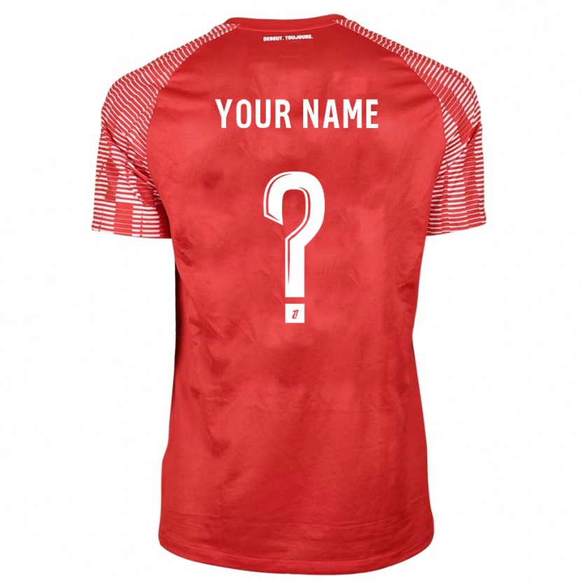 Danxen Niño Camiseta Angers SCO Rojo Blanco Portero Equipación 2025/26 La Camisa México