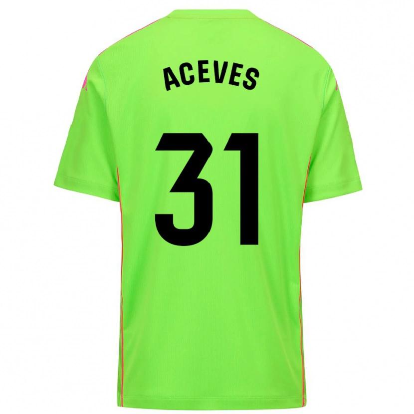 Danxen Niño Camiseta Álvaro Aceves #31 Lirme Rosa Profundo Portero Equipación 2025/26 La Camisa México