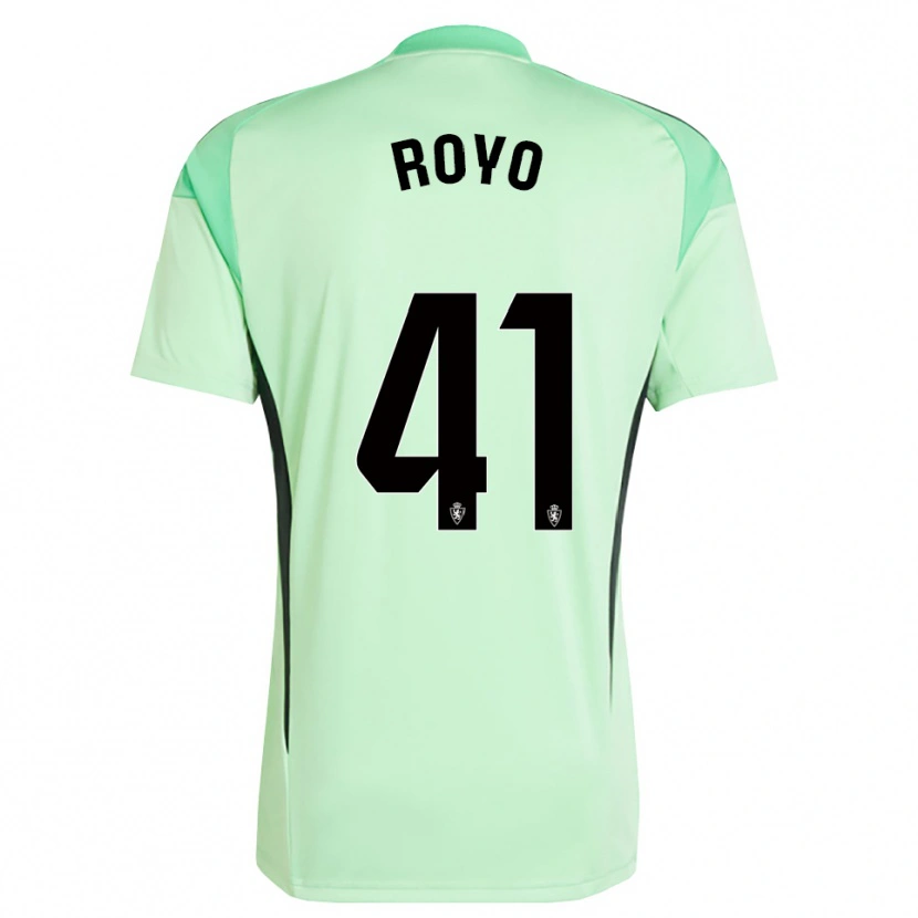 Danxen Niño Camiseta Eduardo Royo #41 Verde Primavera Medio Portero Equipación 2025/26 La Camisa México