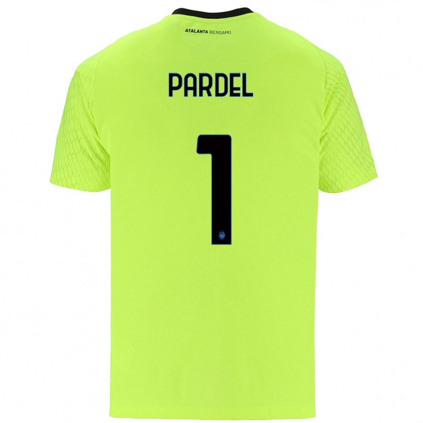 Danxen Niño Camiseta Piotr Pardel #1 Verde Amarillo Rojo Portero Equipación 2025/26 La Camisa México