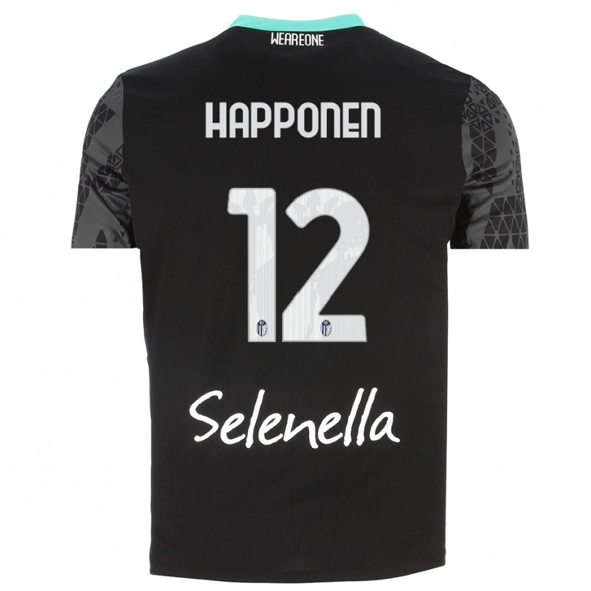 Danxen Niño Camiseta Ukko Happonen #12 Gris Negro Blanco Portero Equipación 2025/26 La Camisa México
