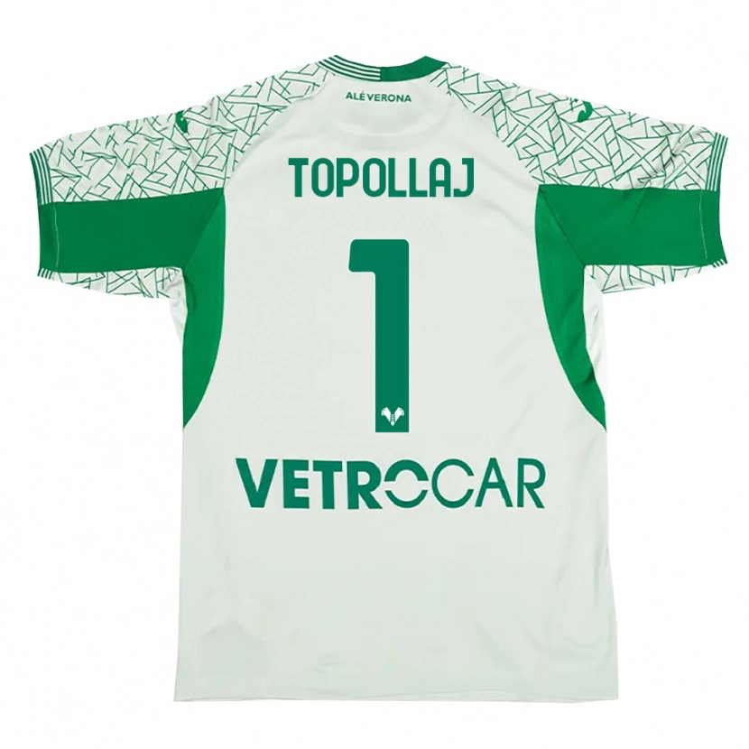 Danxen Niño Camiseta Mark Topollaj #1 Verde Rojo Portero Equipación 2025/26 La Camisa México