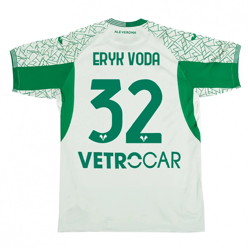 Danxen Niño Camiseta Eryk Vodă #32 Verde Rojo Portero Equipación 2025/26 La Camisa México