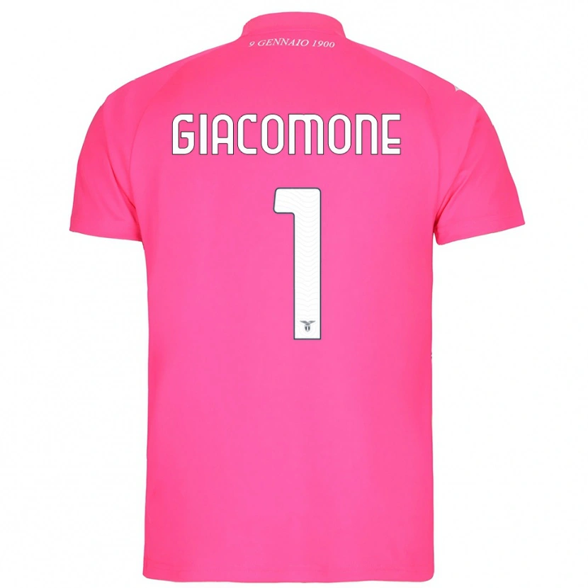 Danxen Niño Camiseta Giacomo Giacomone #1 Rosa Profundo Portero Equipación 2025/26 La Camisa México
