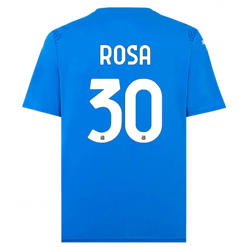 Danxen Niño Camiseta Enrico Rosa #30 Azul Blanco Portero Equipación 2025/26 La Camisa México
