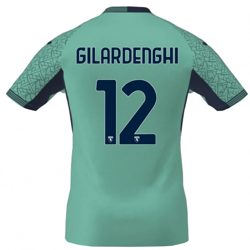 Danxen Niño Camiseta Riccardo Gilardenghi #12 Laguna Azul Portero Equipación 2025/26 La Camisa México