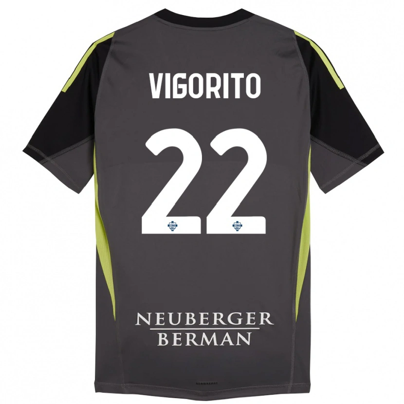 Danxen Niño Camiseta Mauro Vigorito #22 Negro Verde Claro Portero Equipación 2025/26 La Camisa México