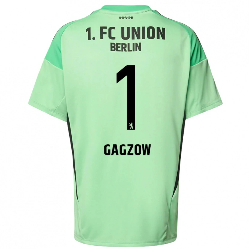 Danxen Niño Camiseta Fritz Gagzow #1 Verde Claro Negro Portero Equipación 2025/26 La Camisa México