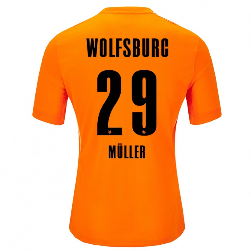 Danxen Niño Camiseta Marius Müller #29 Rojo Negro Portero Equipación 2025/26 La Camisa México