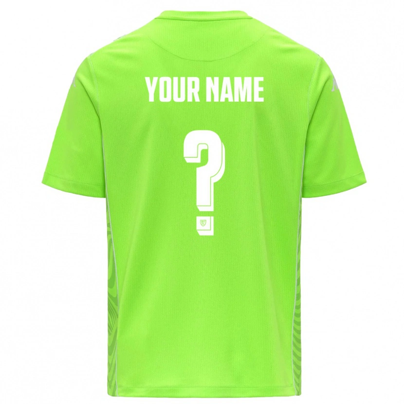 Danxen Niño Camiseta Spezia Calcio Verde Césped Blanco Portero Equipación 2025/26 La Camisa México