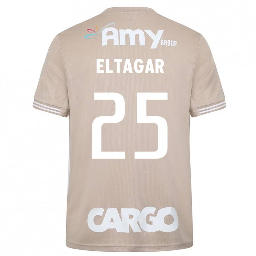 Danxen Niño Camiseta Barak Eltagar #25 Madera De Nogal Portero Equipación 2025/26 La Camisa México