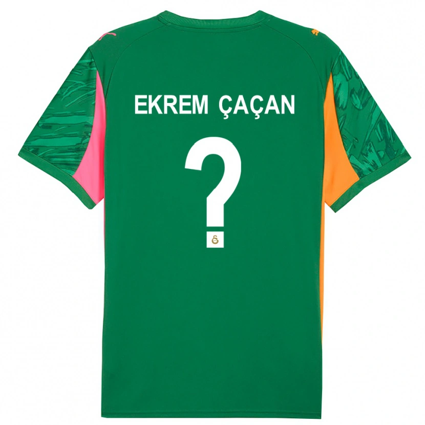 Danxen Niño Camiseta Yağız Ekrem Çaçan #0 Verde Naranja Rosa Portero Equipación 2025/26 La Camisa México
