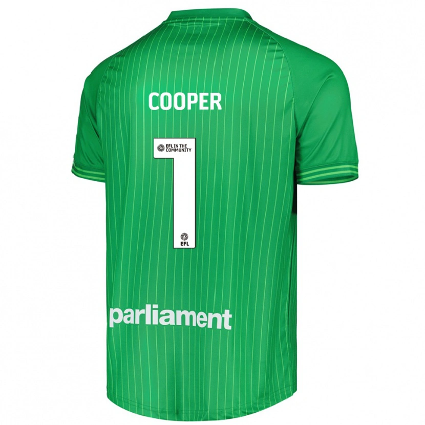 Danxen Niño Camiseta Murphy Cooper #1 Verde Lima Portero Equipación 2025/26 La Camisa México