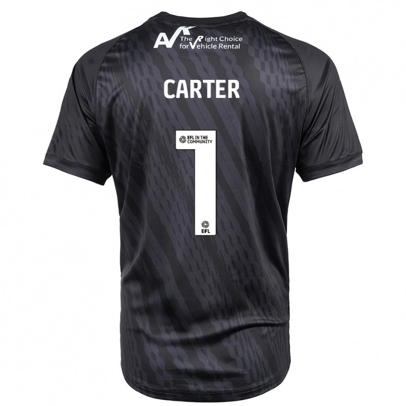 Danxen Niño Camiseta Phoebe Carter #1 Blanco Negro Portero Equipación 2025/26 La Camisa México