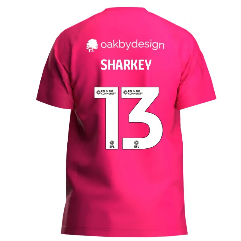 Danxen Niño Camiseta Toby Sharkey #13 Magenta Portero Equipación 2025/26 La Camisa México