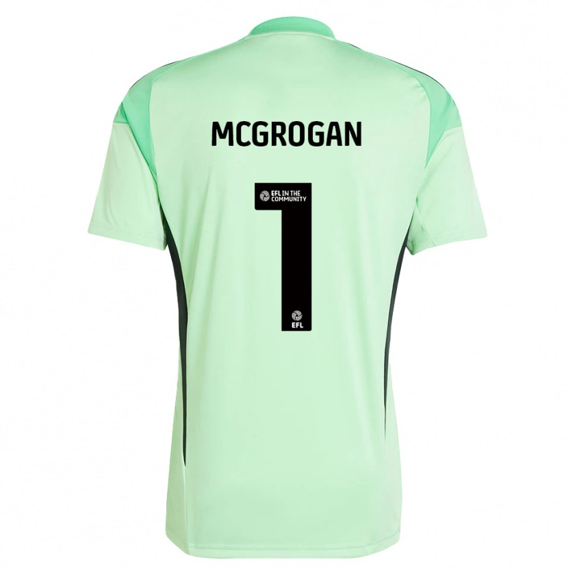 Danxen Niño Camiseta Emily Mcgrogan #1 Negro Verde Claro Portero Equipación 2025/26 La Camisa México