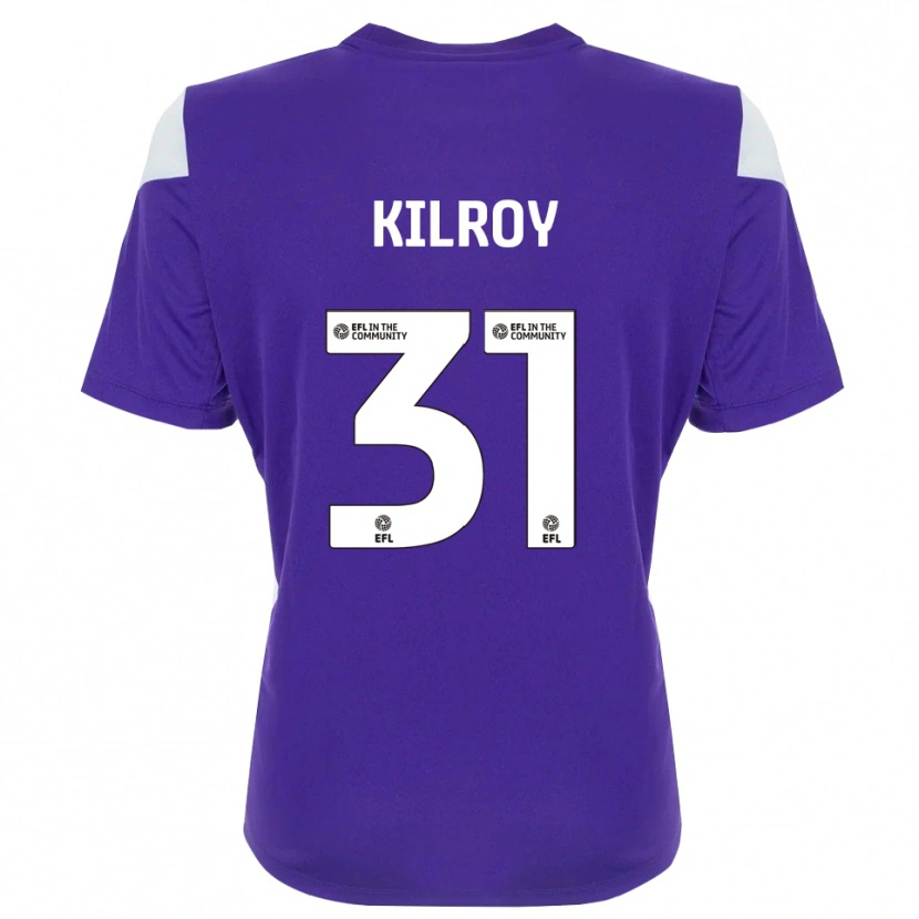Danxen Niño Camiseta Jenson Kilroy #31 Blanco Morado Portero Equipación 2025/26 La Camisa México
