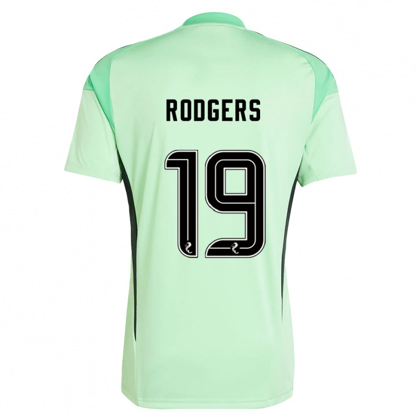 Danxen Niño Camiseta Lisa Rodgers #19 Negro Verde Claro Portero Equipación 2025/26 La Camisa México